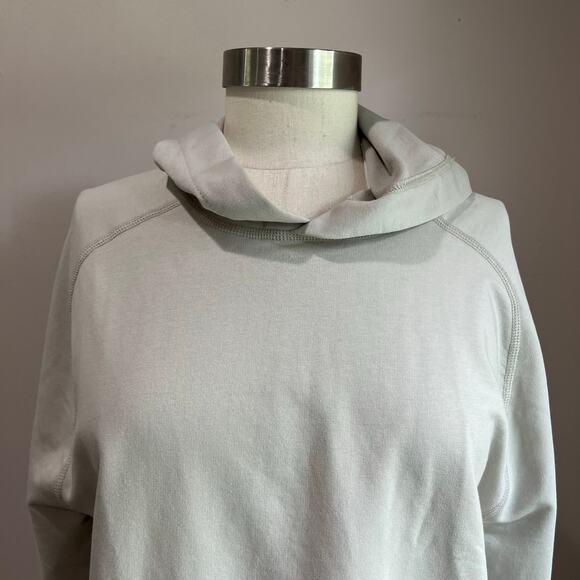 J. Crew Men's Performance Hoodie Cotton Blend Stoney Beige Size Small - Picture 7 of 7